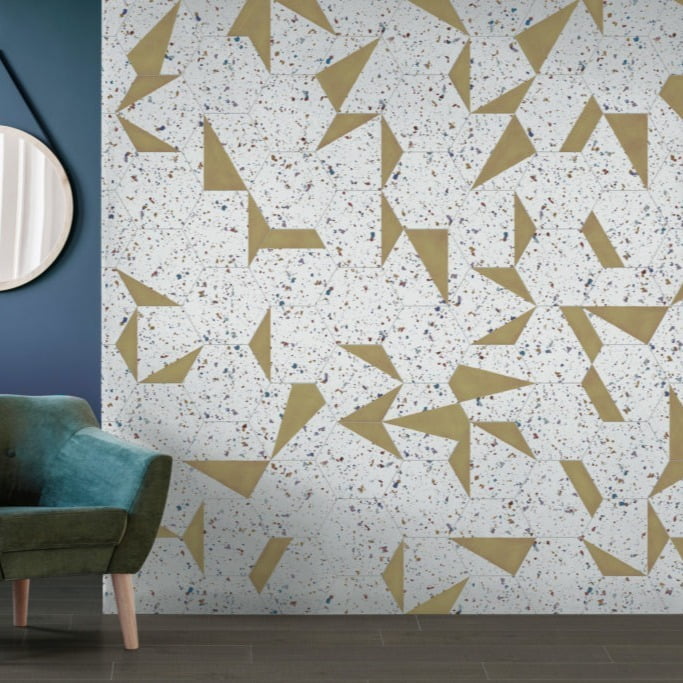 Gresie APARICI, STRACCIATELLA HONEY NATURAL 25X29 HEXA