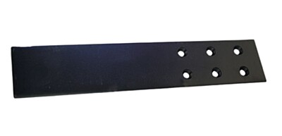Straight Metal Brackets with six holes on one end.