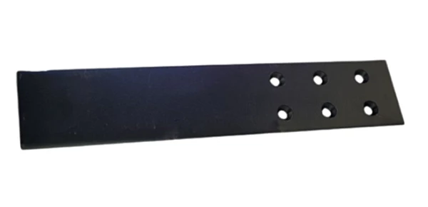Straight Metal Brackets with six holes on one end.