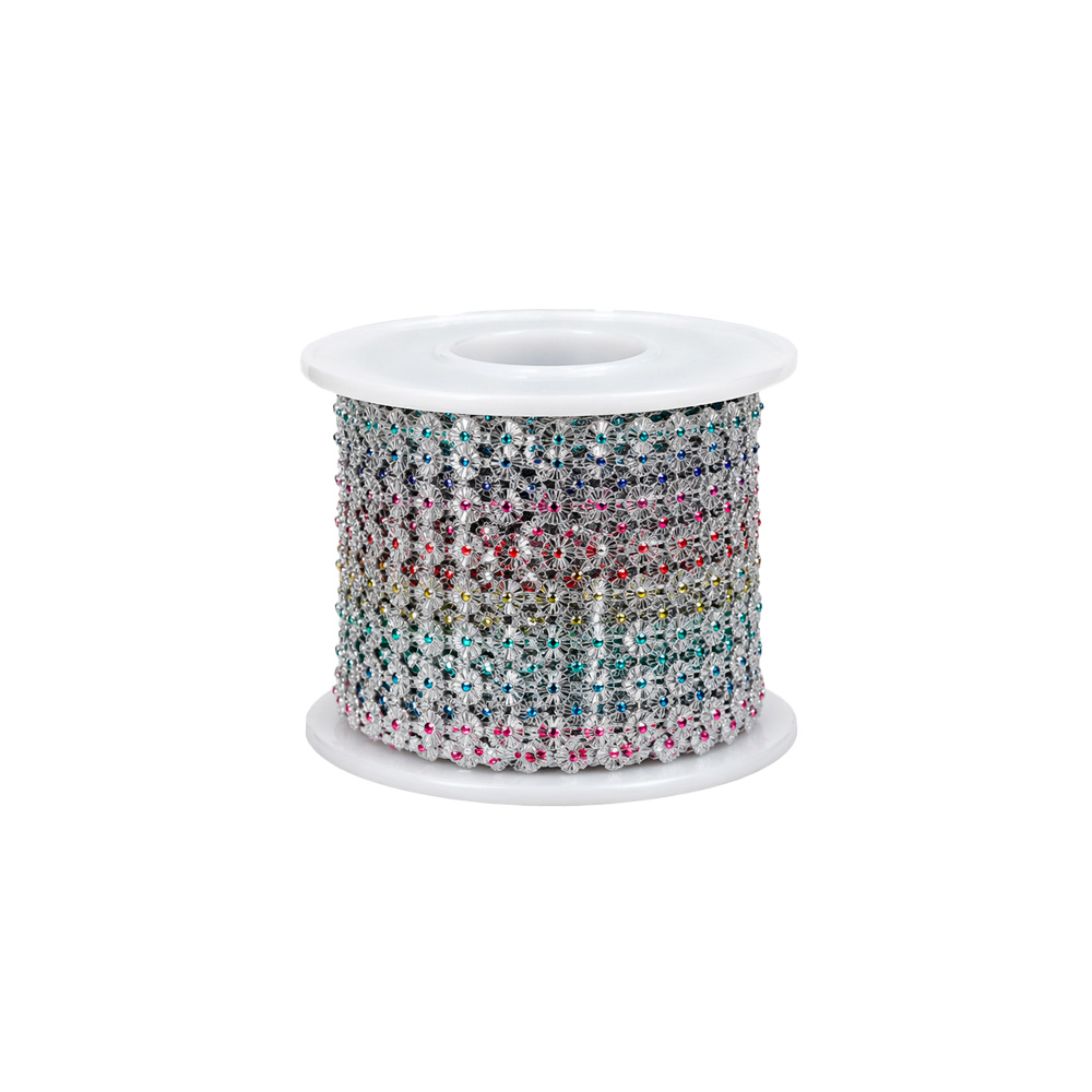 Strass Ref X-36  Multicolor Rollo X 10 Yardas