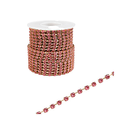 Strass Ss14 Dorado/Fucsia # 26 Rl*10Yd Rollo X 10 Yardas