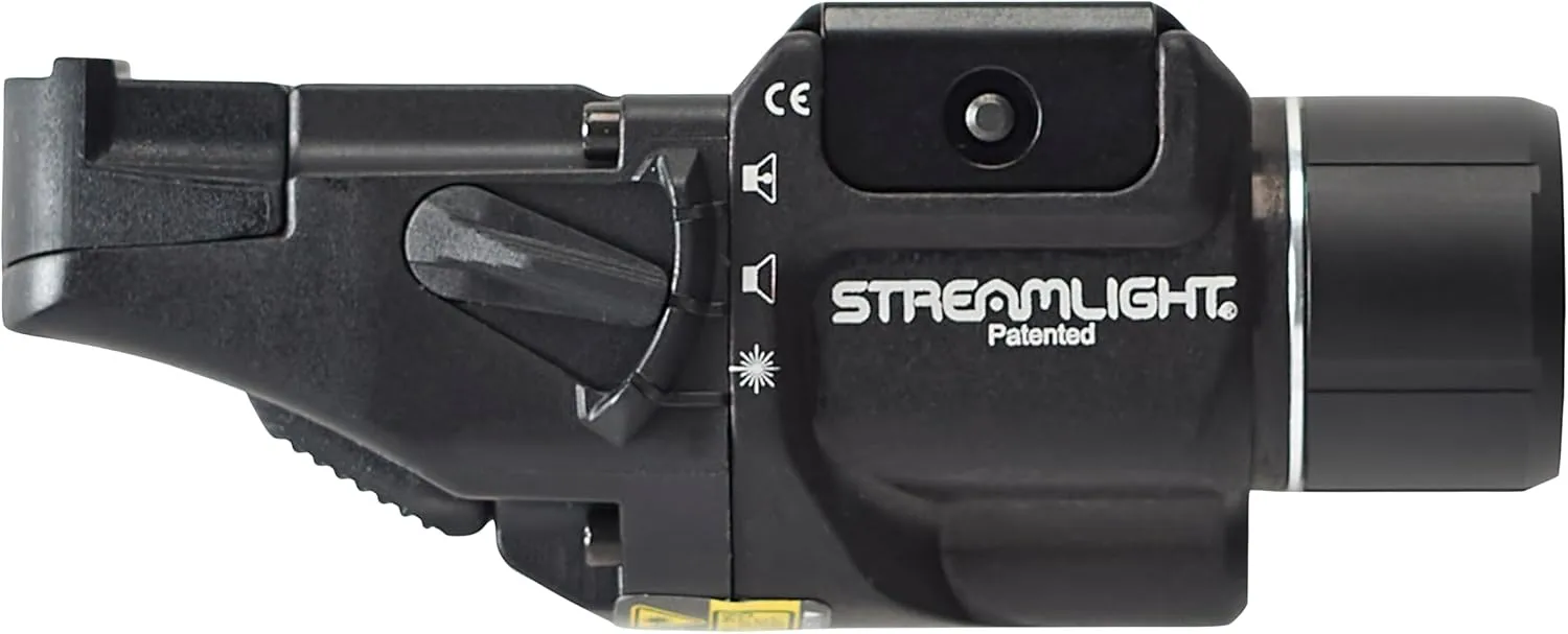 Streamlight 69446 TLR RM 1 500-Lumen Rail-Mounted Tactical Weapon Light with Integrated Red Aiming Laser, and Key Kit, Black
