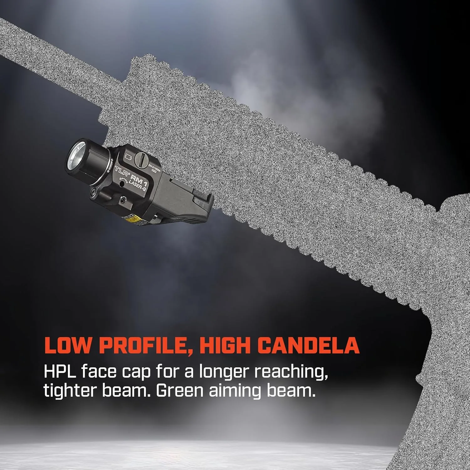 Streamlight 69443 TLR RM 1 G 500-Lumen Rail-Mounted Tactical Weapon Light with Integrated Green Aiming Laser
