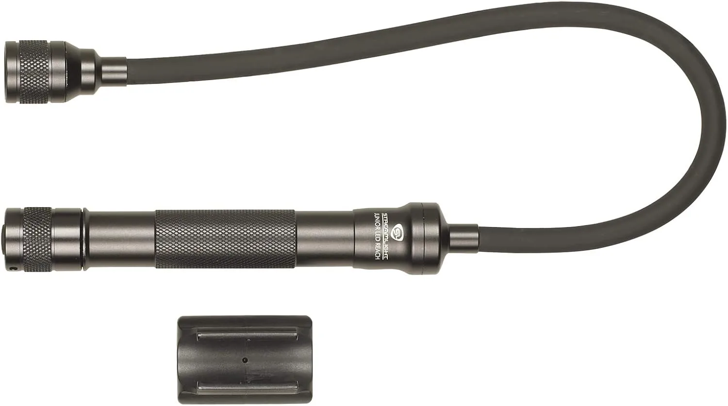 Streamlight 71600 Jr. Reach LED 115-Lumen Handheld Flashlight With Flexible Extension Cable and two (2) AA Alkaline