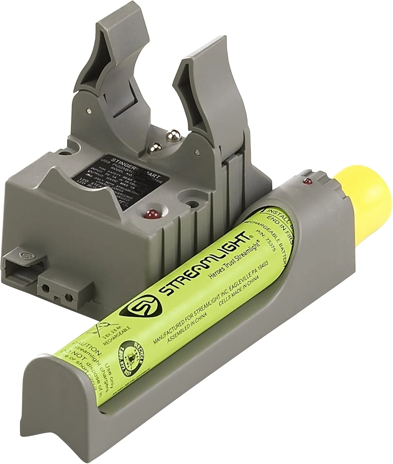 Streamlight 75277 Piggyback Smart Charger Holder & Battery (Cord not Included) - Stinger Series Except UltraStinger
