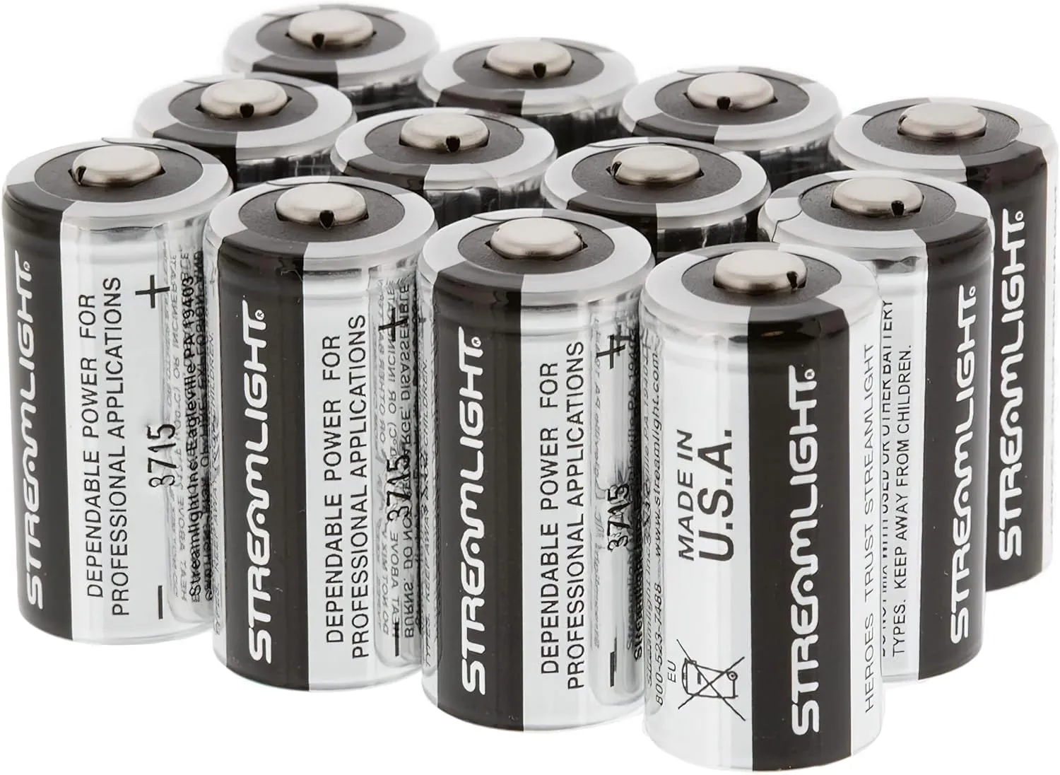 Streamlight 85179 Lithium Batteries (400) Pack