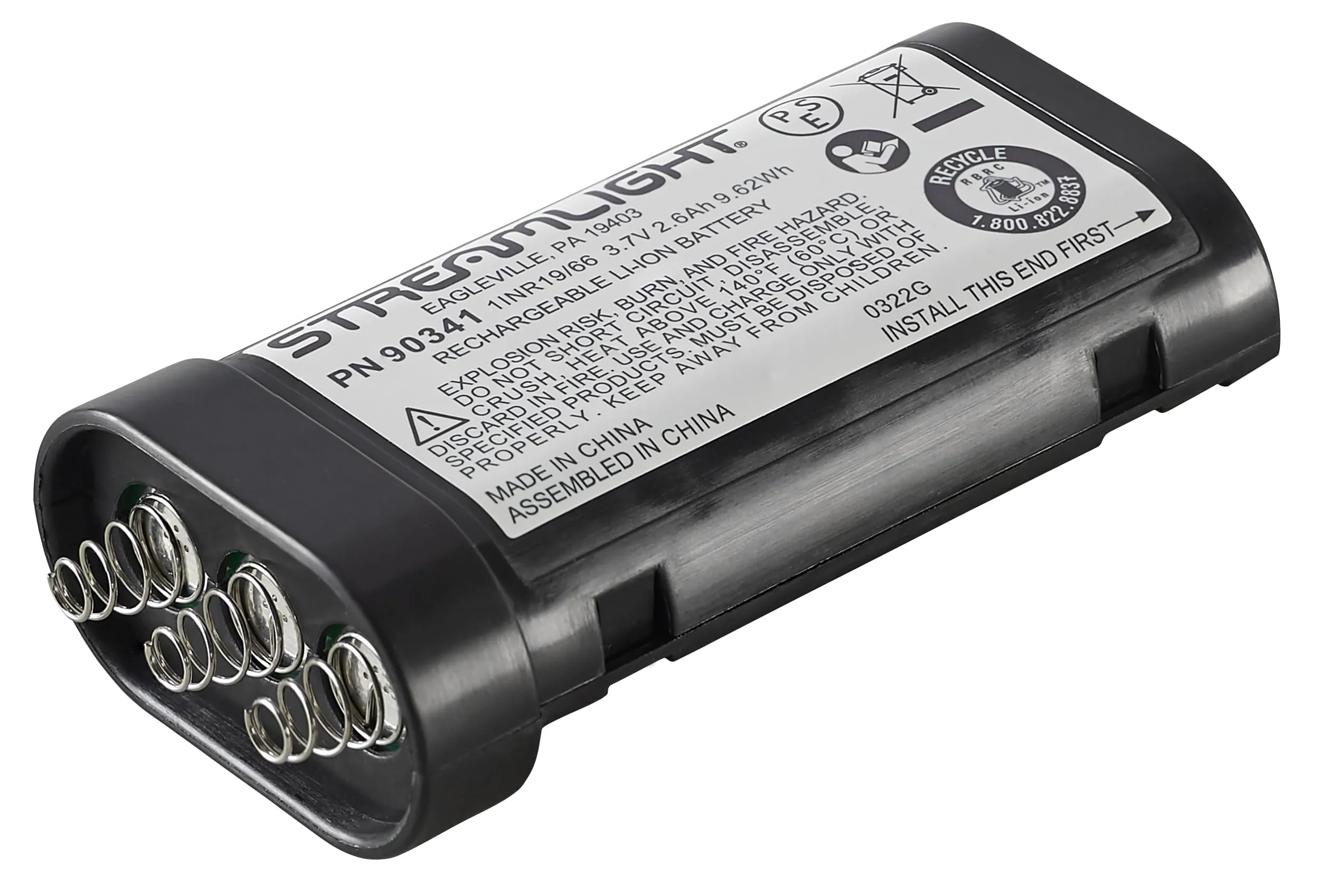 Streamlight 90341 Lithium Ion Battery - Survivor X C1D1