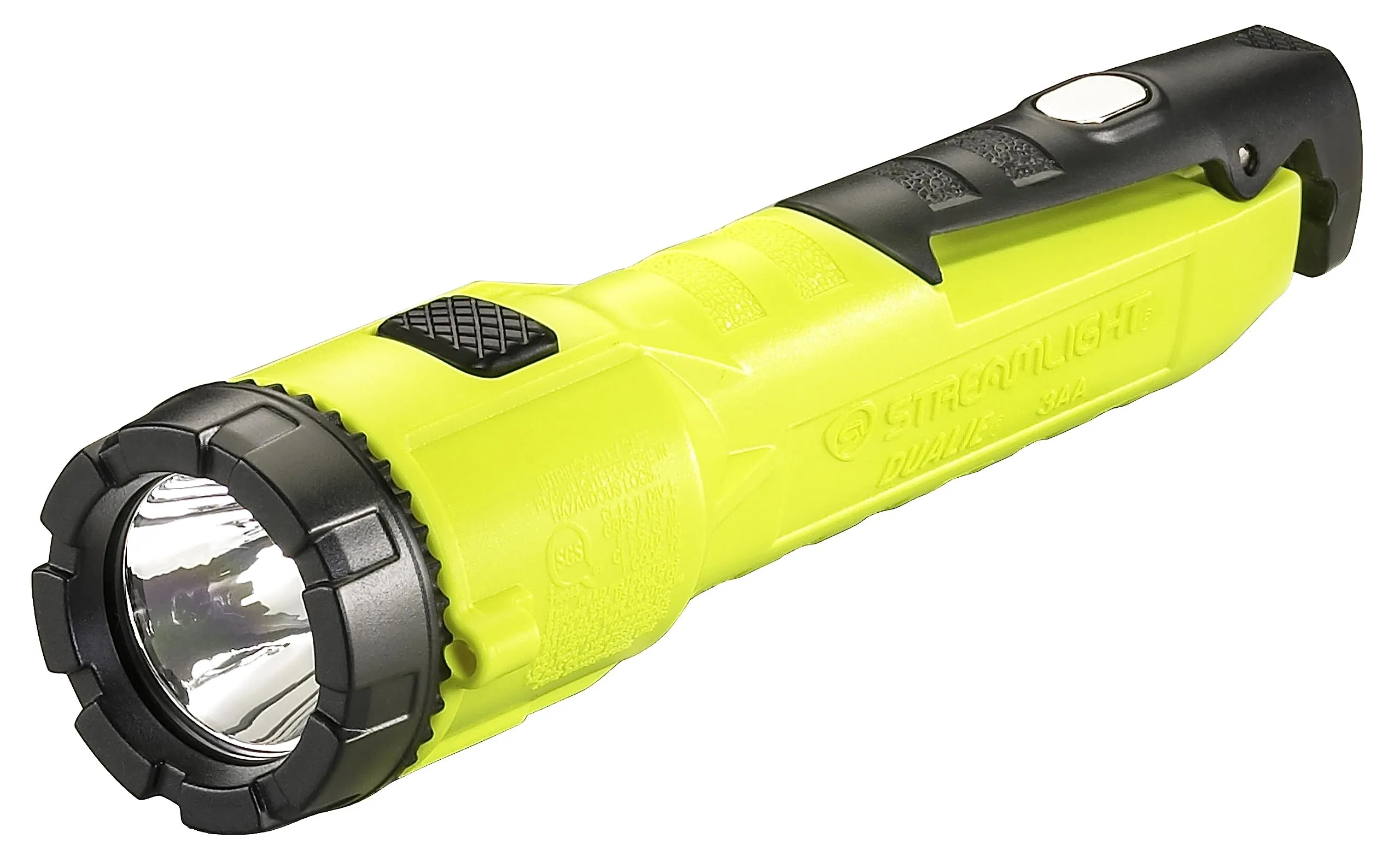 Streamlight Dualie 3AA Intrinsically Safe Dual Beam Flashlight with Magnetic Clip