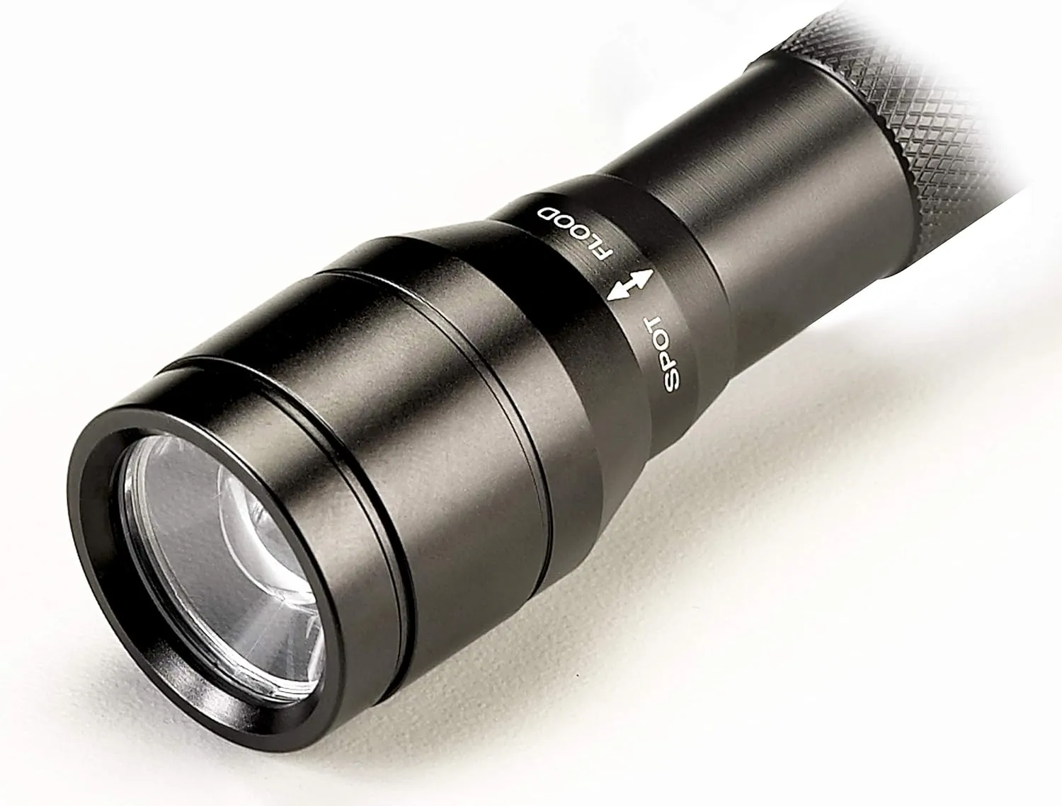 Streamlight 71701 Jr. F-Stop 250-Lumen Flood/Spot LED Flashlight with Alkaline Batteries, Black, Box