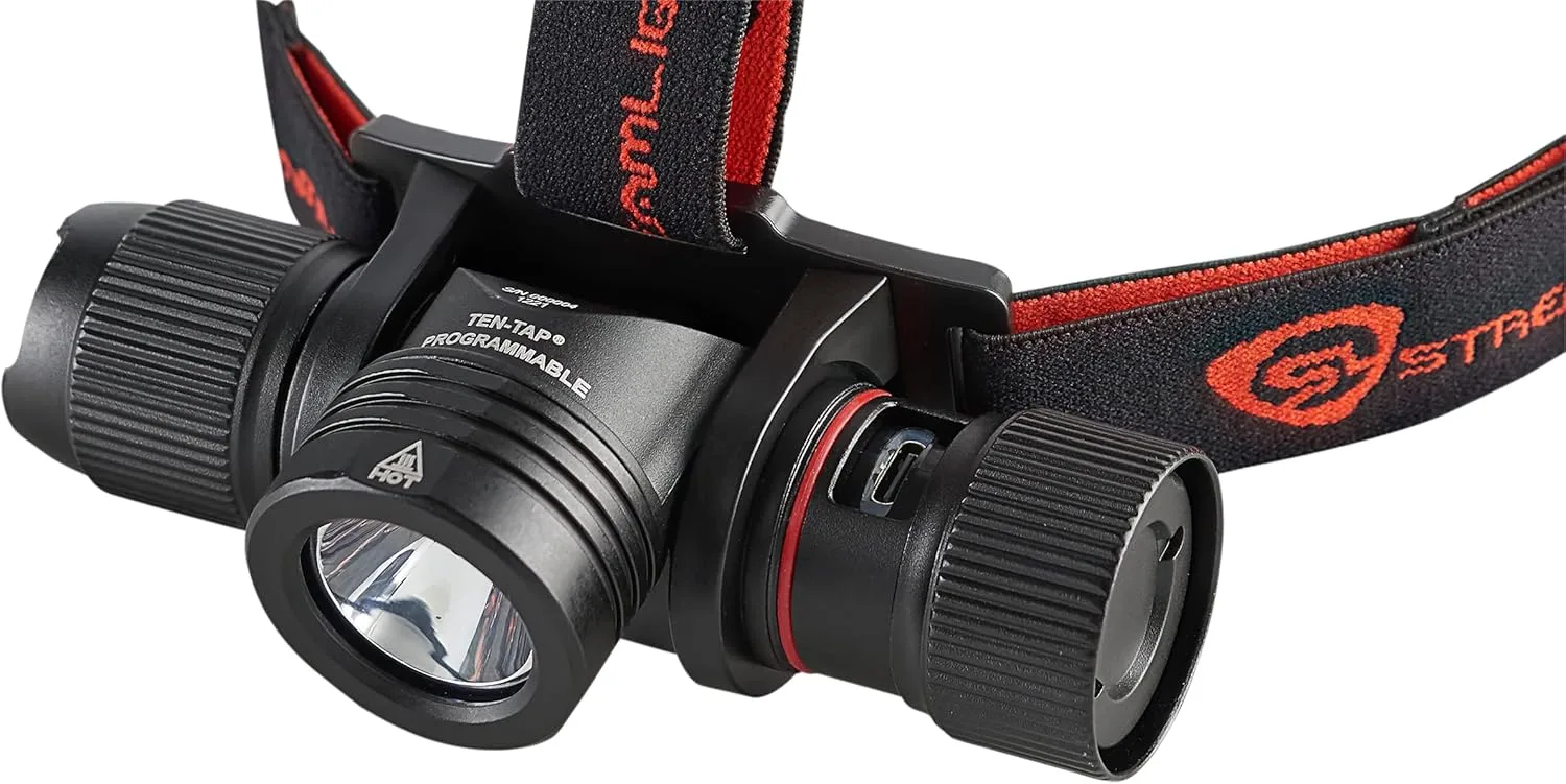 Streamlight 89001 ProTac 2.0 2000-Lumen Headlamp with Rechargeable Battery, Strap, Black