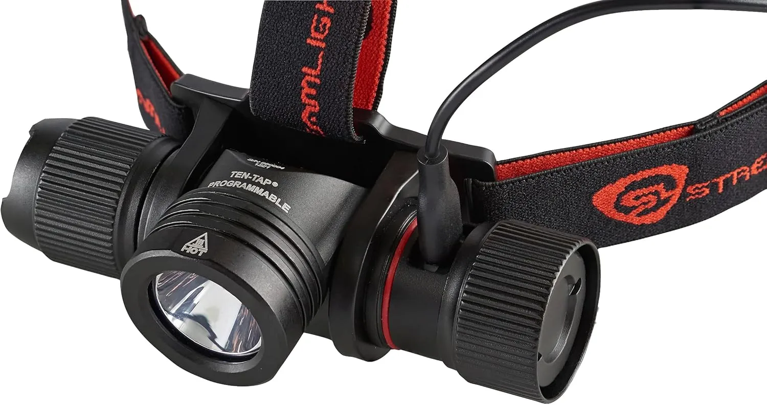 Streamlight 89001 ProTac 2.0 2000-Lumen Headlamp with Rechargeable Battery, Strap, Black
