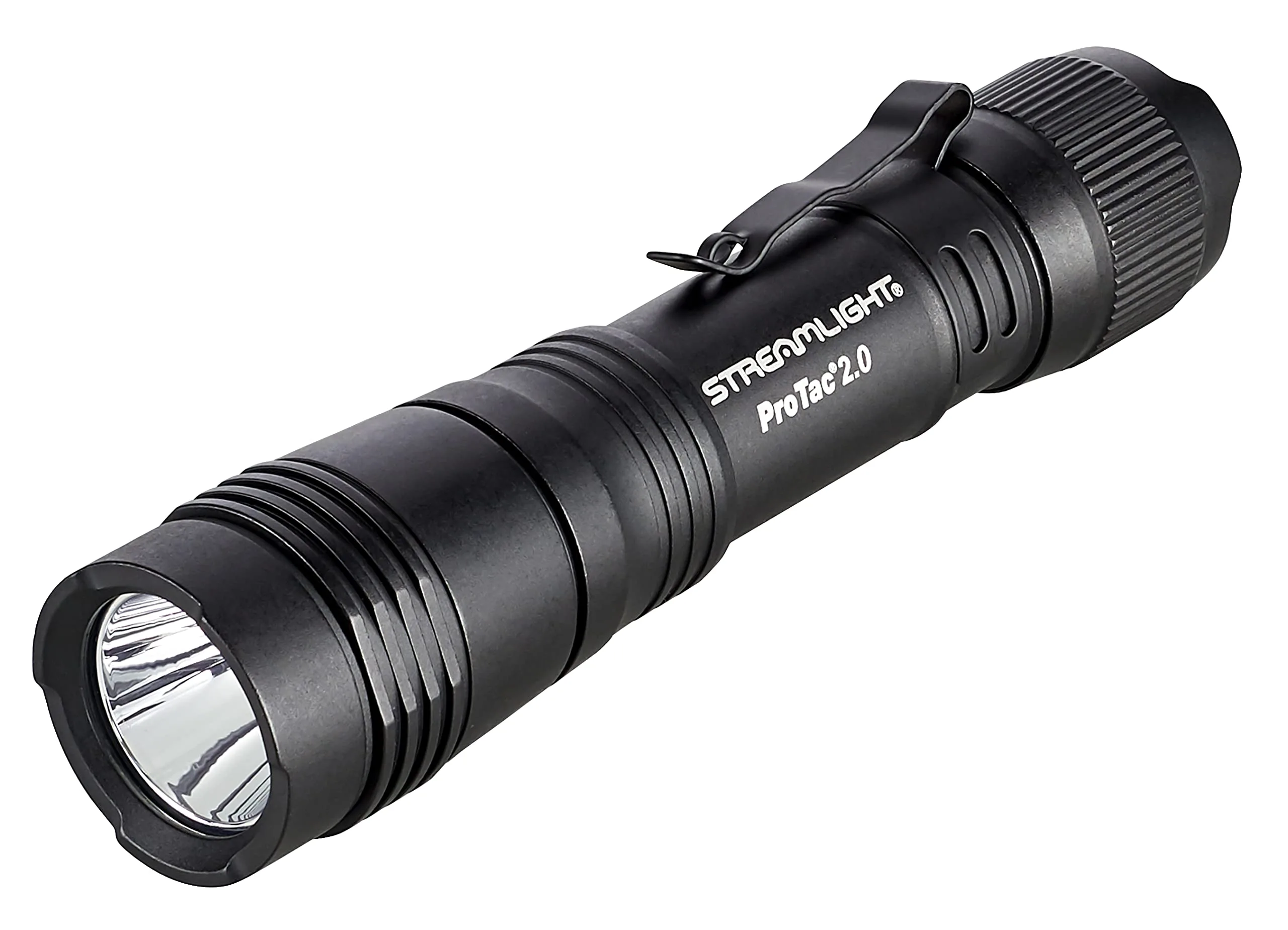 Streamlight 89000 ProTac 2.0 2000-Lumen 17300 Candela Rechargeable Tactical LED Flashlight with USB C Cable, and Holster