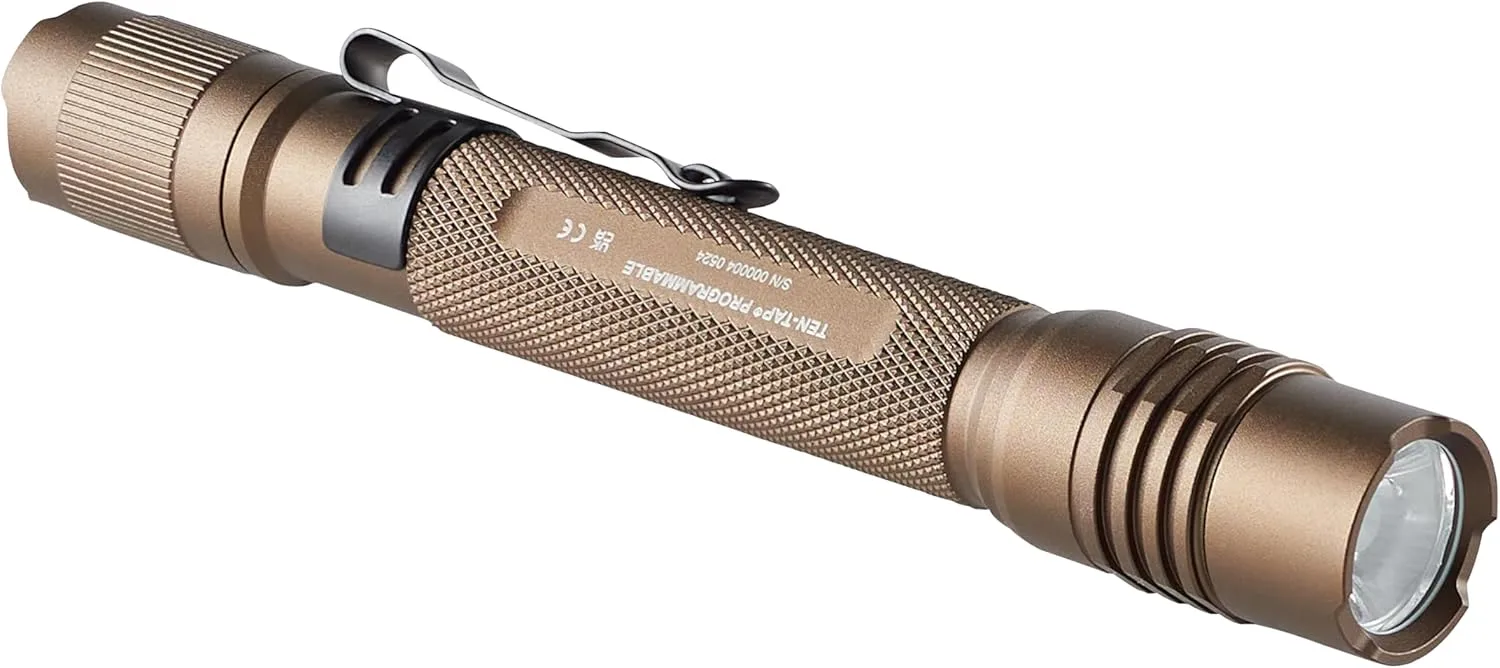 Streamlight 88072 ProTac 2AA-X 270-Lumen Rechargeable Multi-Fuel Personal Carry Tactical Flashlight, Coyote