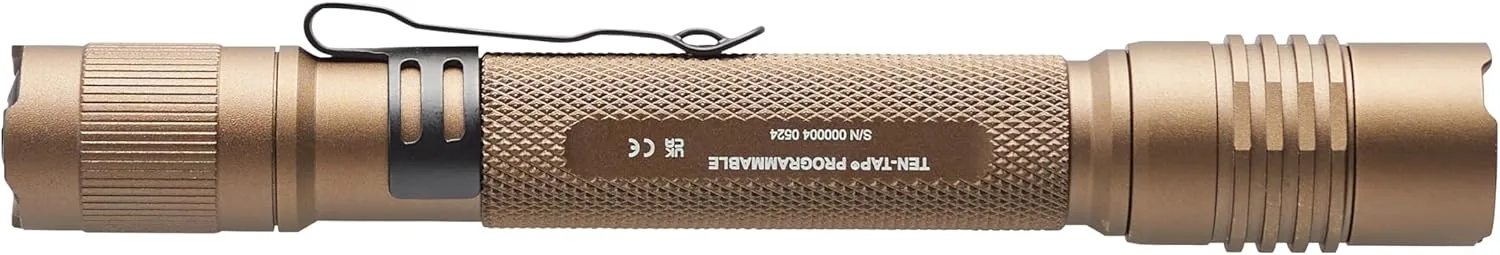 Streamlight 88072 ProTac 2AA-X 270-Lumen Rechargeable Multi-Fuel Personal Carry Tactical Flashlight, Coyote