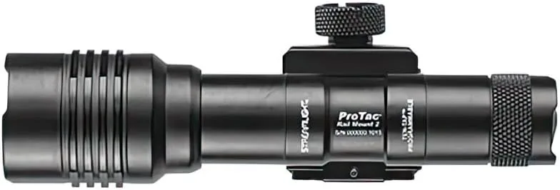 Streamlight 88059 ProTac Rail Mount 2 625-Lumen Weapon Light with CR123A Batteries and Remote Pressure Switch, Tail Switch