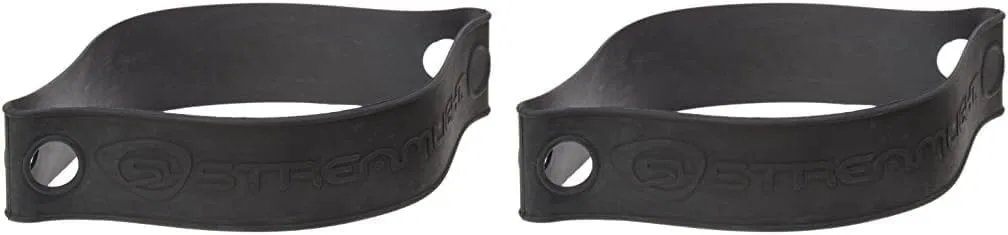 Streamlight Black Rubber Helmet Strap One Size (Pack of 2)