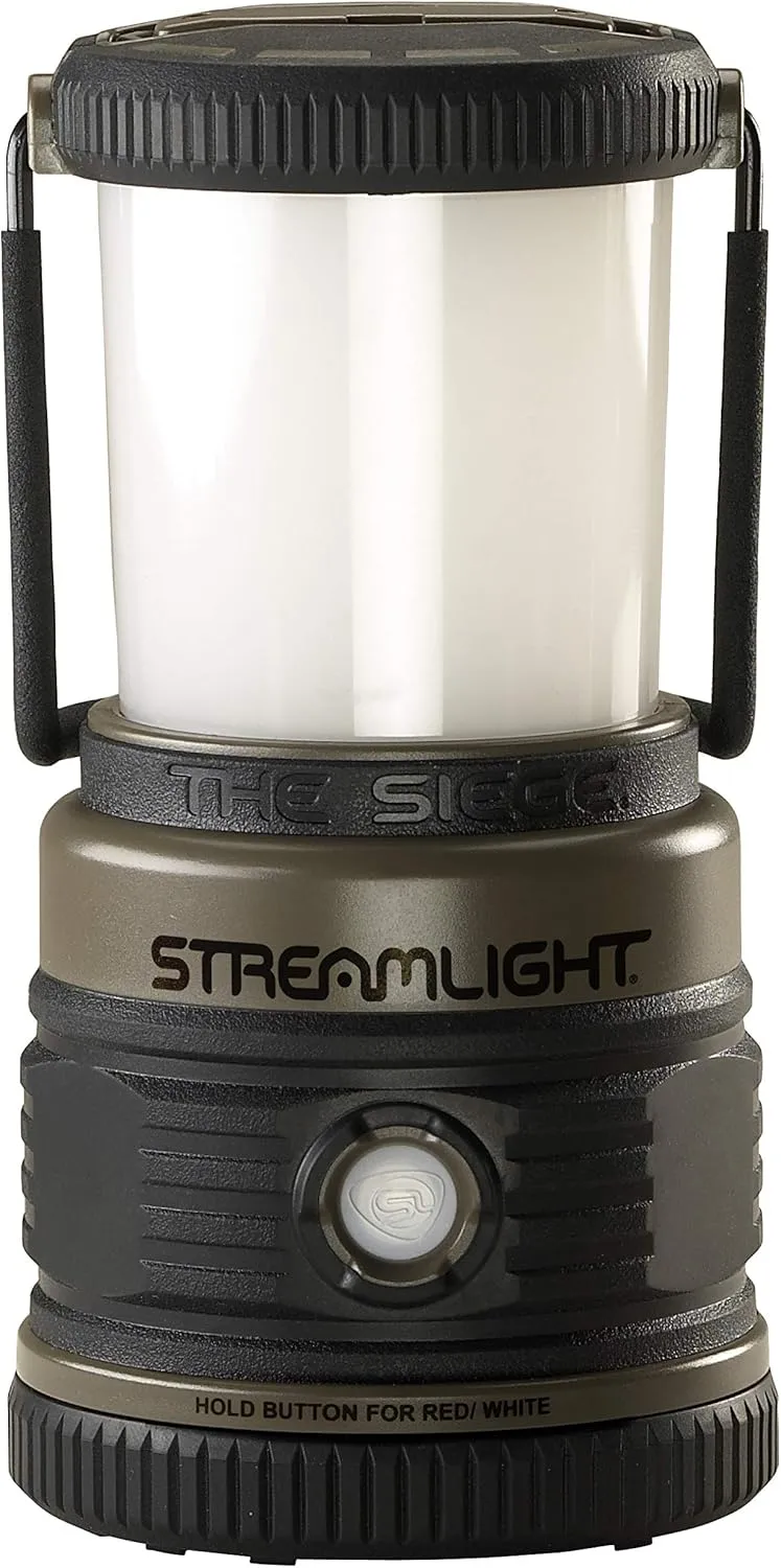 Streamlight 44931 Siege 540-Lumen Compact D Alkaline Outdoor Hand Lantern/Flashlight Combo