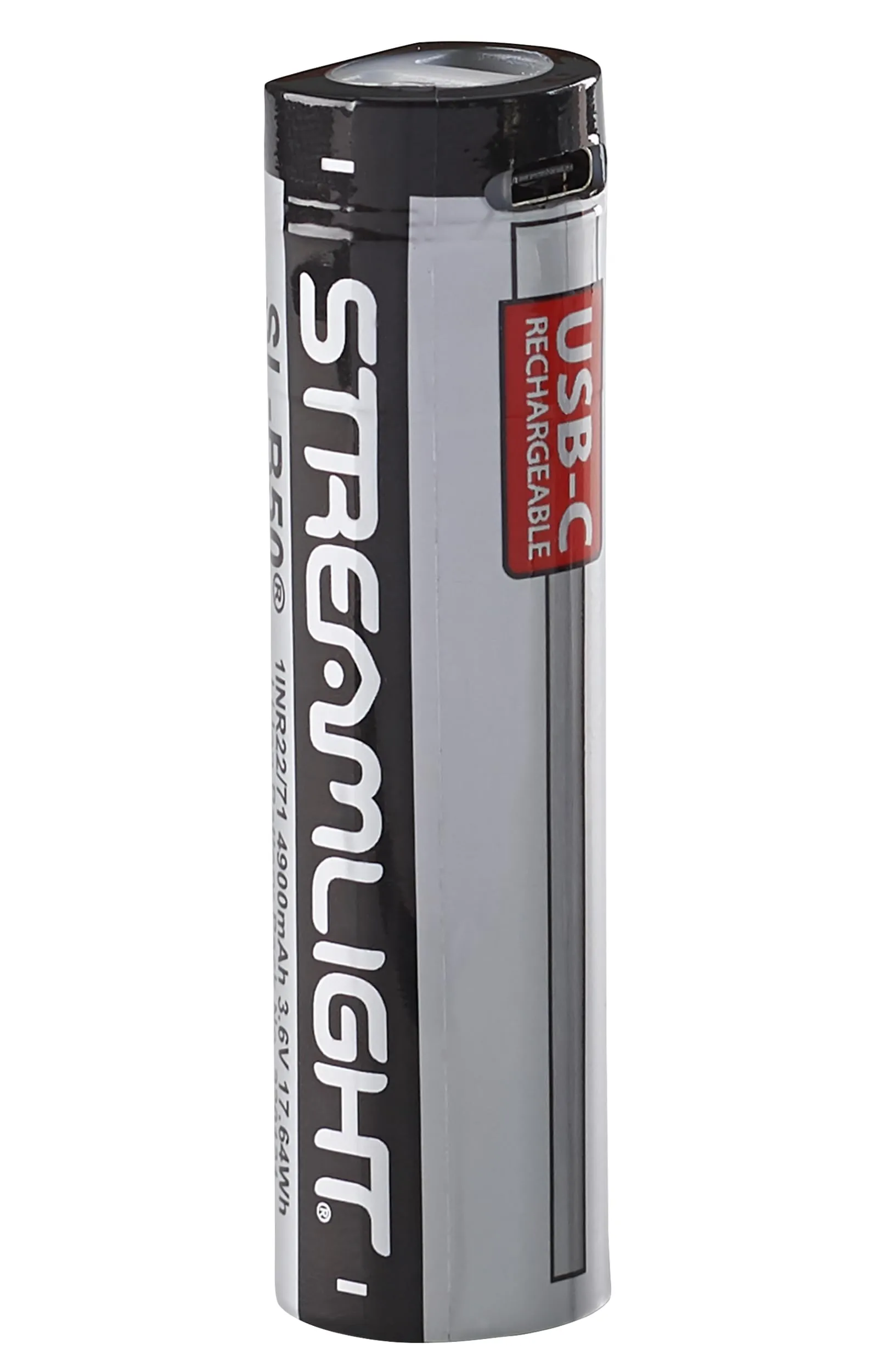 Streamlight 22111 SL-B50 Protected Lithium-Ion USB-C Rechargeable Battery with Integrated Charge Port, 1-Pack
