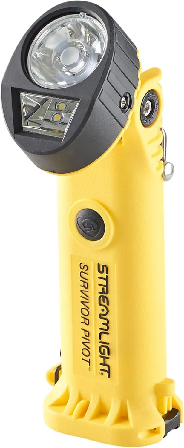 STREAMLIGHT Survivor Pivot USB 325-Lumen Right-Angle Articulating Dual-Beam Rechargeable Flashlight
