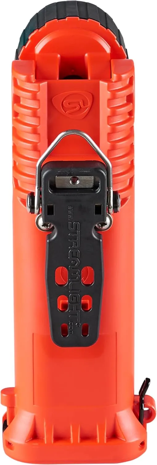 Streamlight 91802 Survivor Pivot 325-Lumen Right Angle Articulating Dual Beam Rechargeable Flashlight with 120V/100V AC/12V