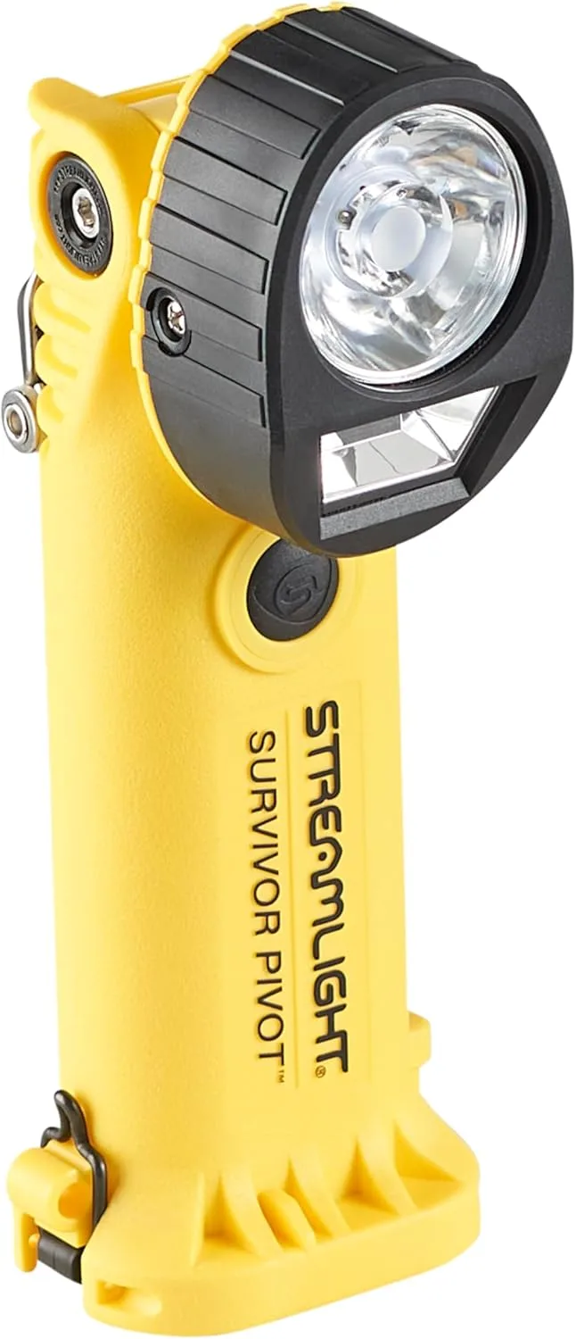 STREAMLIGHT Survivor Pivot USB 325-Lumen Right-Angle Articulating Dual-Beam Rechargeable Flashlight