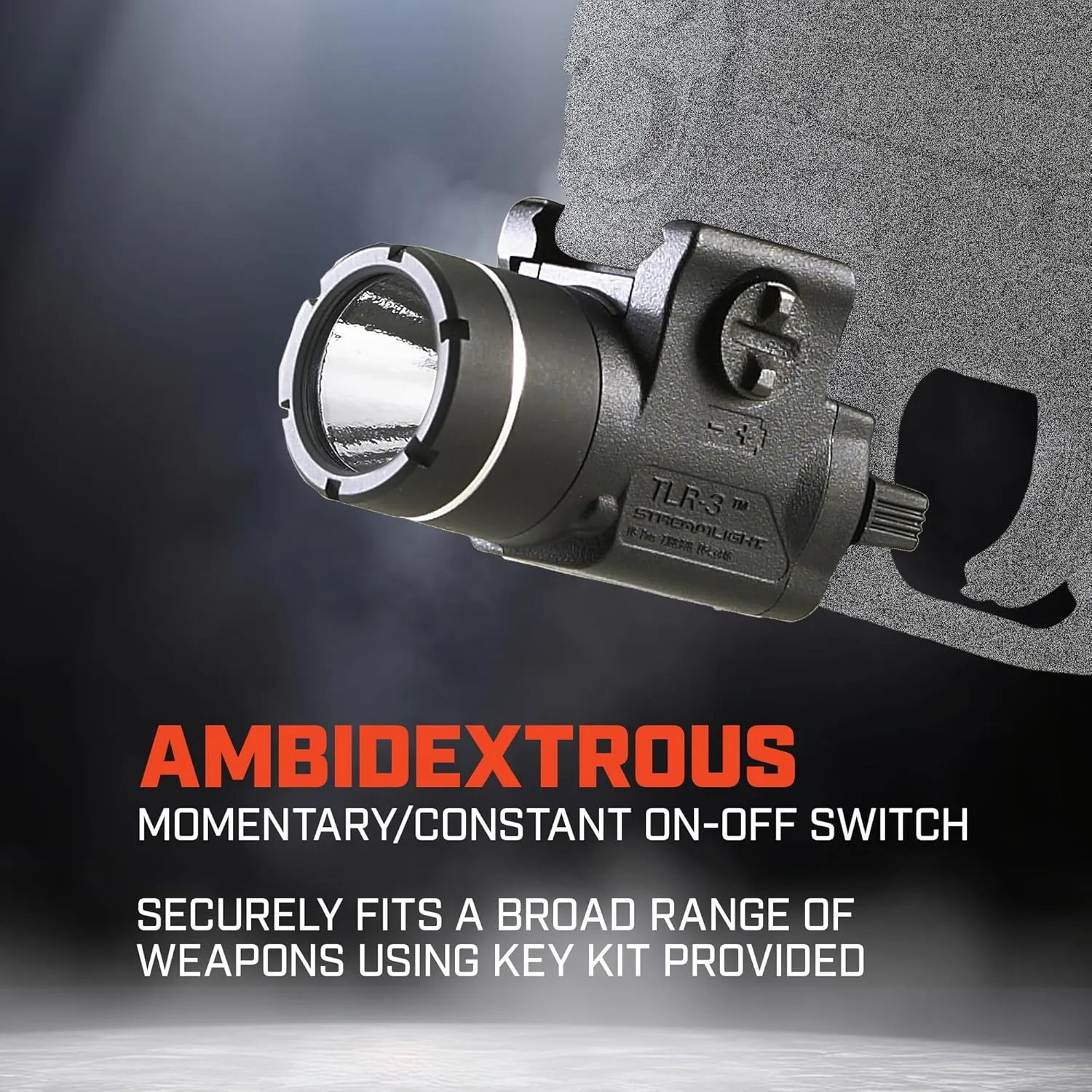 Streamlight 69221 TLR-3 170-Lumen Lightweight, Compact Weapon Mounted Tactical Light with H&K USP Compact Clamp, Black