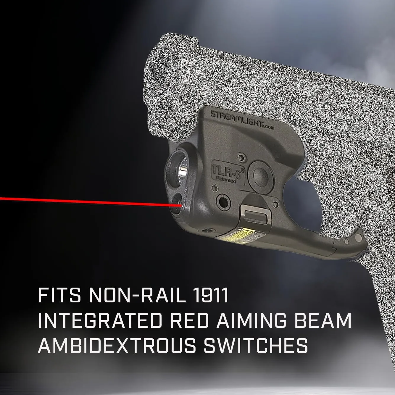Streamlight 69279 TLR-6 100-Lumen Tactical Weapon Light with Integrated Red Aiming Laser Designed Exclusively and Solely