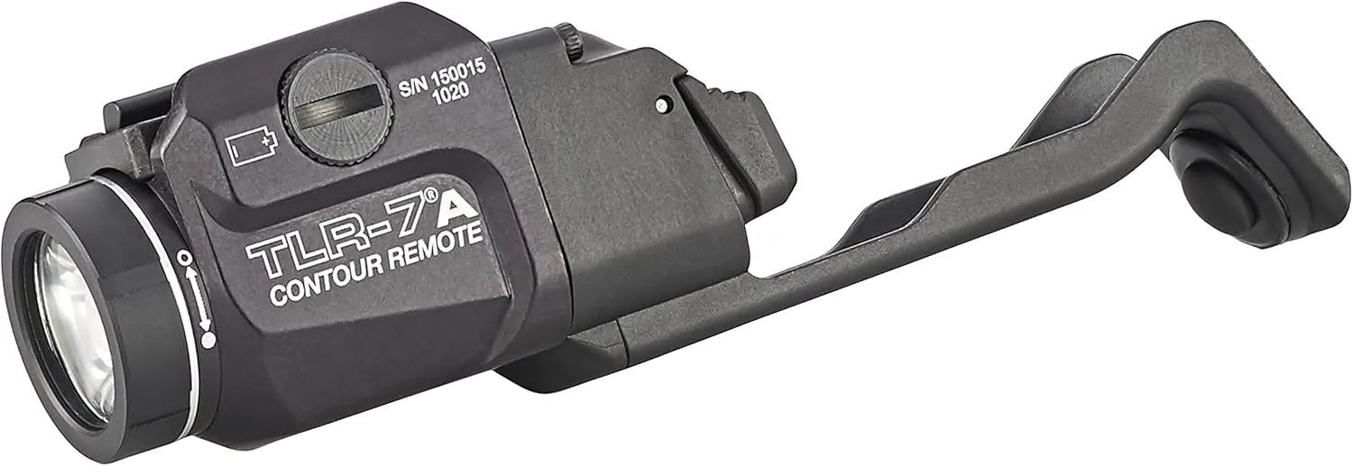 Streamlight 69428 TLR-7 X 500-Lumen Rail Mounted Tactical Light with Integrated Contour Remote Switch Exclusively for Glock