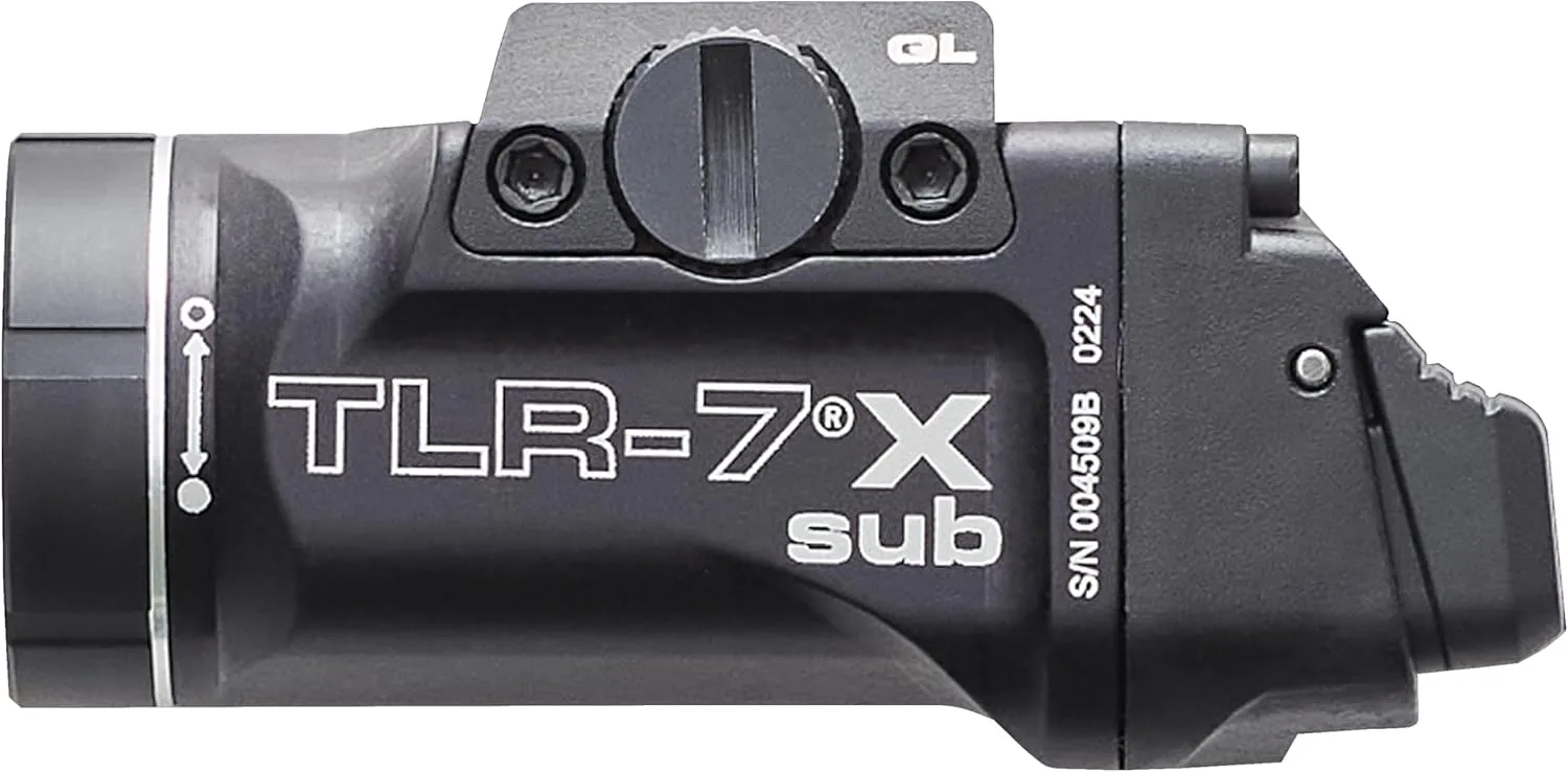 Streamlight 69405 TLR-7 X sub USB 500-Lumen 5000-Candela Weapon Light Designed Exclusively and Solely for Railed Glock