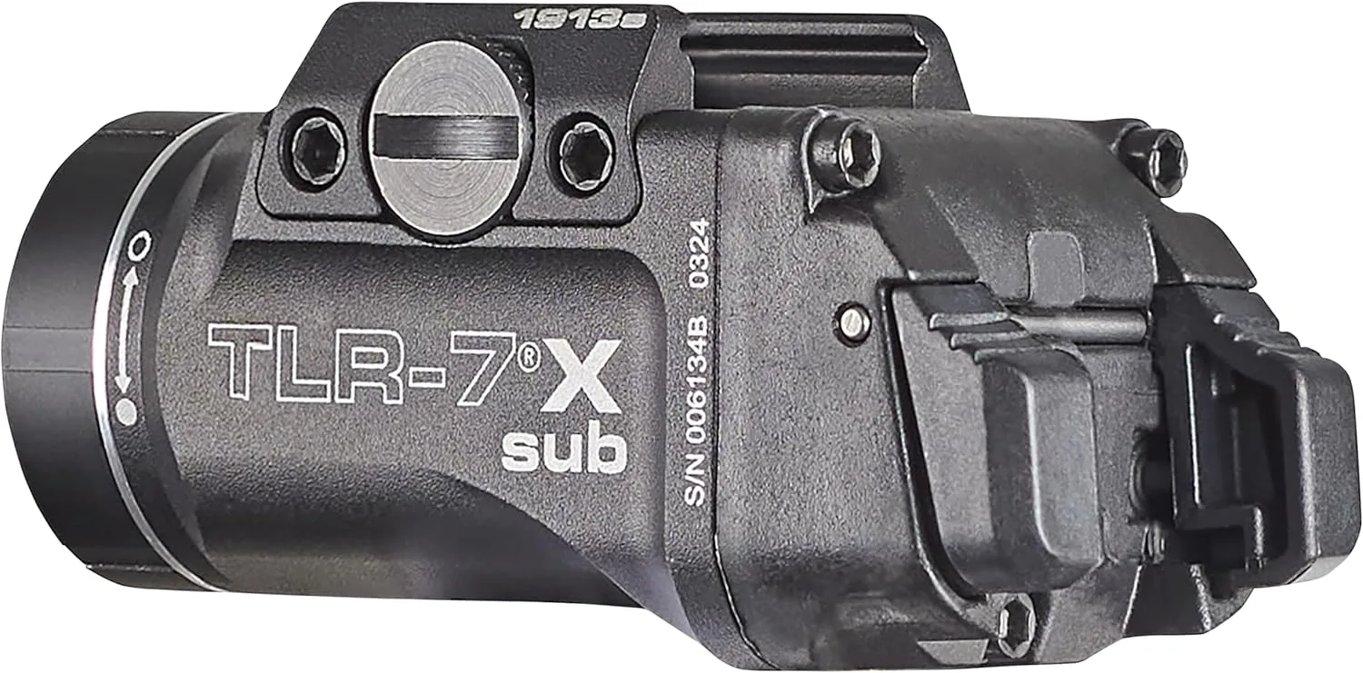 Streamlight 69407 TLR-7 X sub 500-Lumen 5000-Candela Weapon Light Designed Exclusively and Solely for 1913 Short
