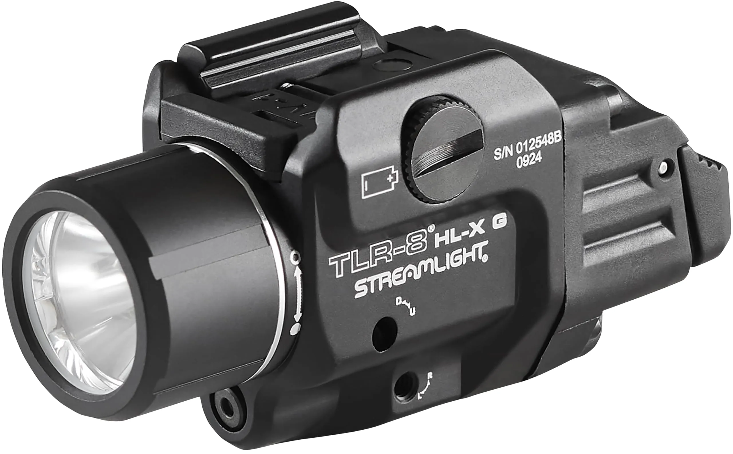 Streamlight 69475 TLR-8 HL-X G USB 1000-Lumen Weapon Rail-Mounted Rechargeable Tactical Flashlight with Integrated Green