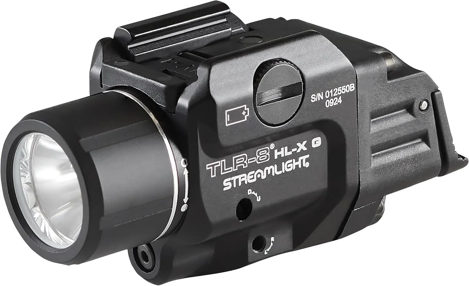 Streamlight 69475 TLR-8 HL-X G USB 1000-Lumen Weapon Rail-Mounted Rechargeable Tactical Flashlight with Integrated Green