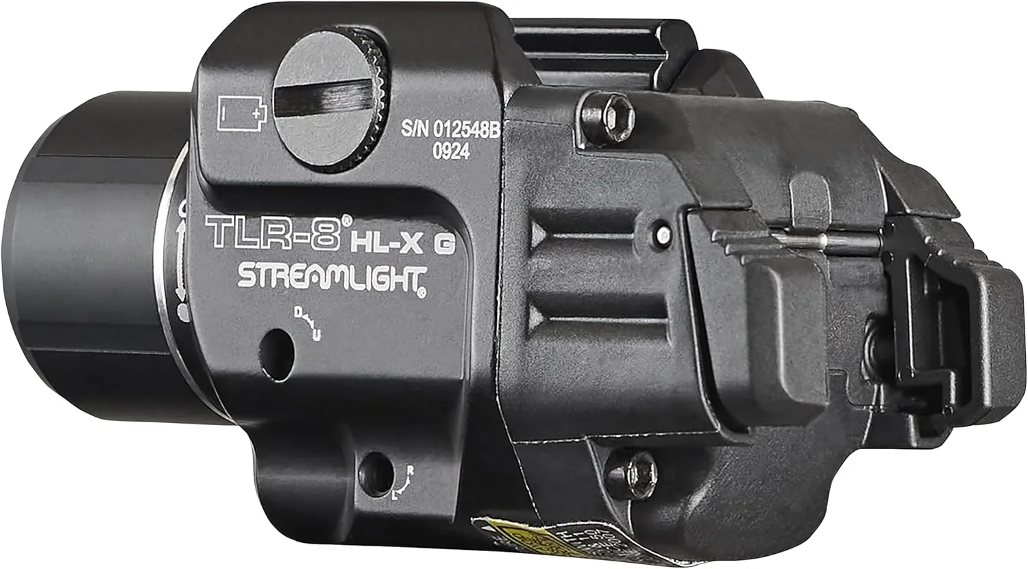 Streamlight 69475 TLR-8 HL-X G USB 1000-Lumen Weapon Rail-Mounted Rechargeable Tactical Flashlight with Integrated Green