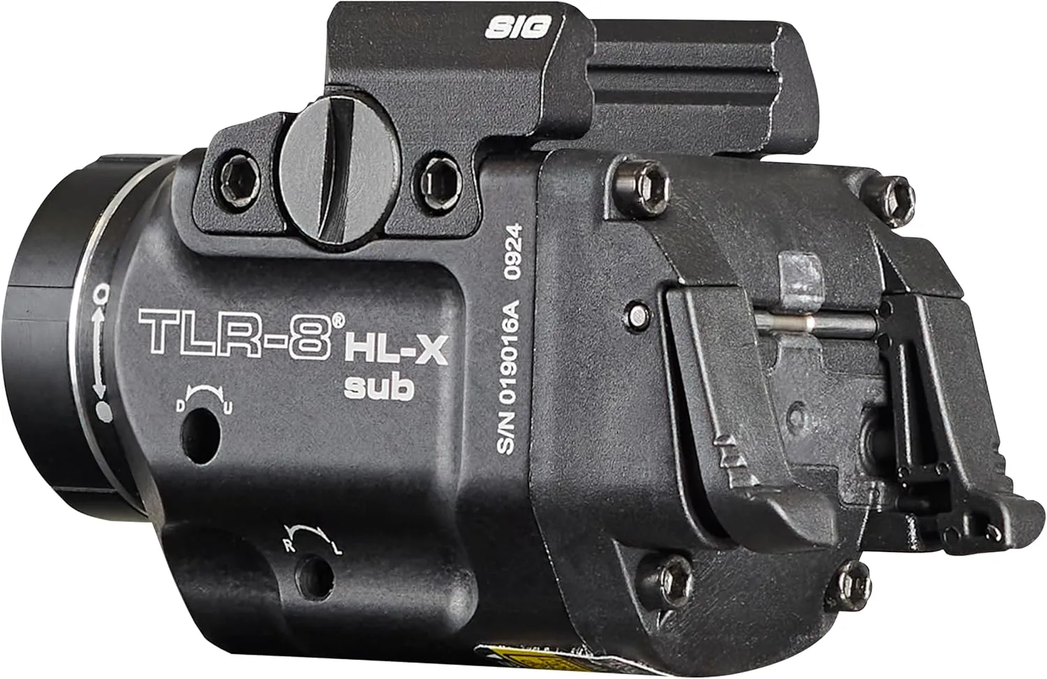 Streamlight 69467 TLR-8 HL-X sub USB 1000-Lumen Weapon Rail-Mounted Rechargeable Tactical Flashlight with Integrated Red