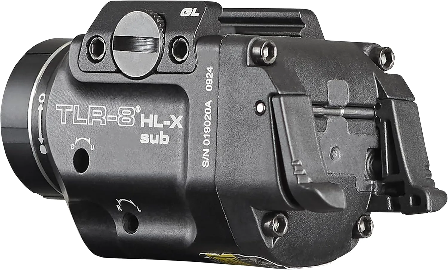 Streamlight 69466 TLR-8 HL-X sub USB 1000-Lumen Weapon Rail-Mounted Rechargeable Tactical Flashlight with Integrated Red