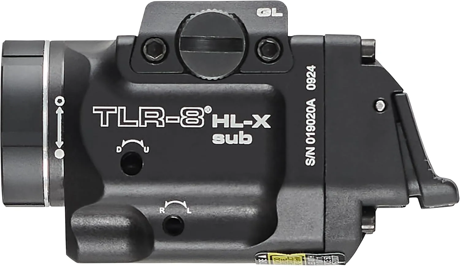 Streamlight 69466 TLR-8 HL-X sub USB 1000-Lumen Weapon Rail-Mounted Rechargeable Tactical Flashlight with Integrated Red