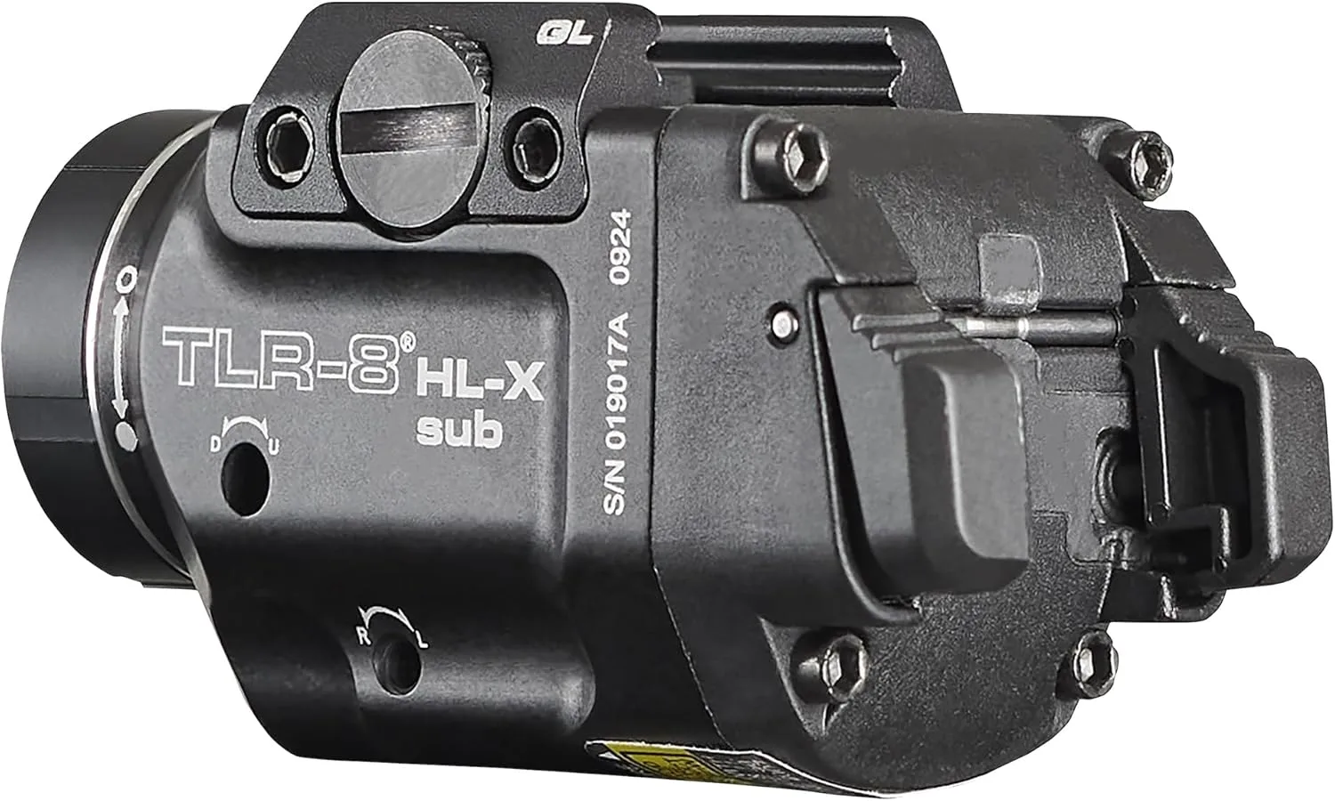 Streamlight 69466 TLR-8 HL-X sub USB 1000-Lumen Weapon Rail-Mounted Rechargeable Tactical Flashlight with Integrated Red