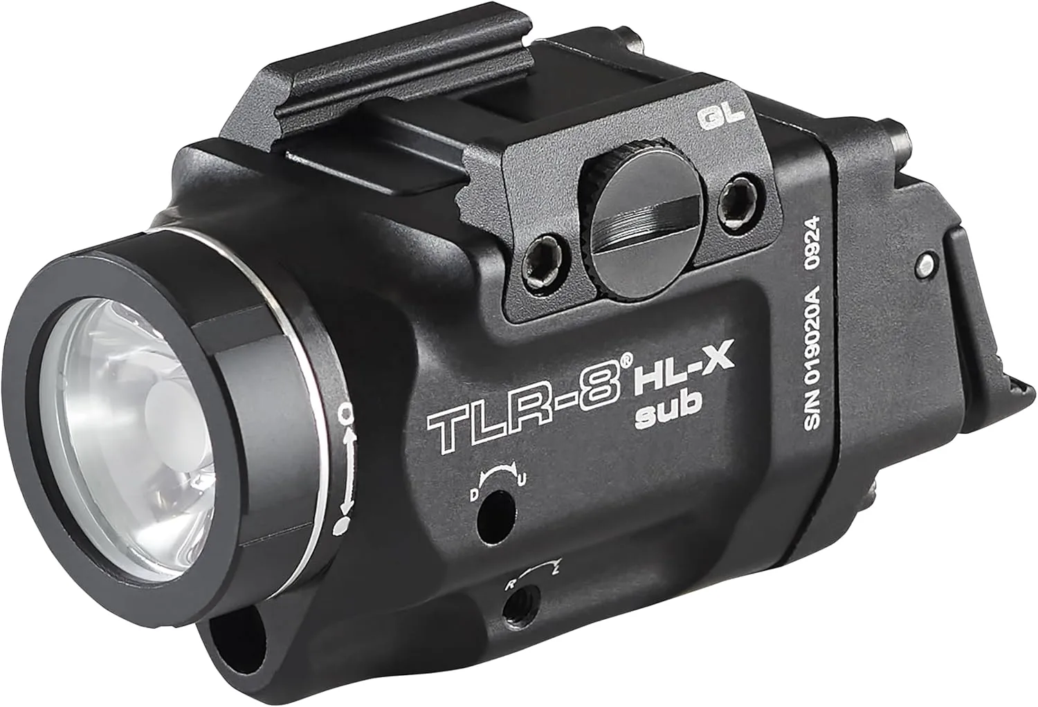 Streamlight 69466 TLR-8 HL-X sub USB 1000-Lumen Weapon Rail-Mounted Rechargeable Tactical Flashlight with Integrated Red