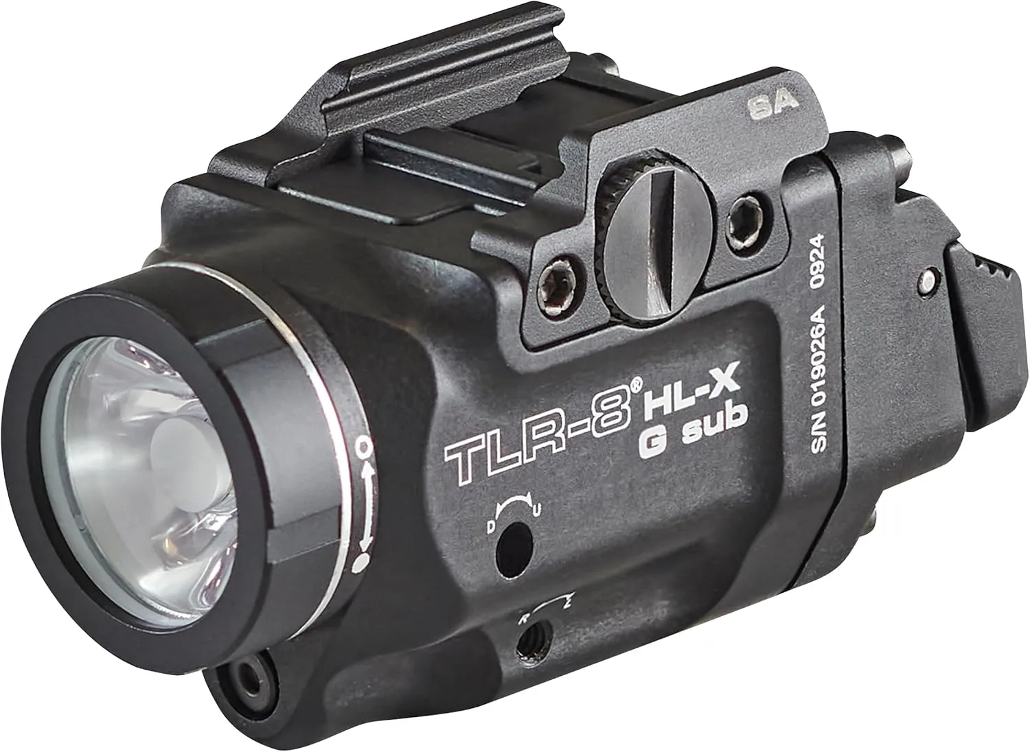 Streamlight 69479 TLR-8 HL-X G sub USB 1000-Lumen Weapon Rail-Mounted Rechargeable Tactical Flashlight with Integrated Green