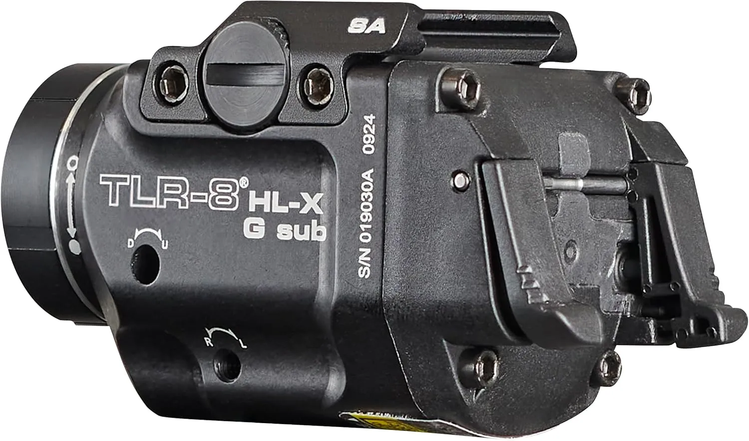 Streamlight 69479 TLR-8 HL-X G sub USB 1000-Lumen Weapon Rail-Mounted Rechargeable Tactical Flashlight with Integrated Green