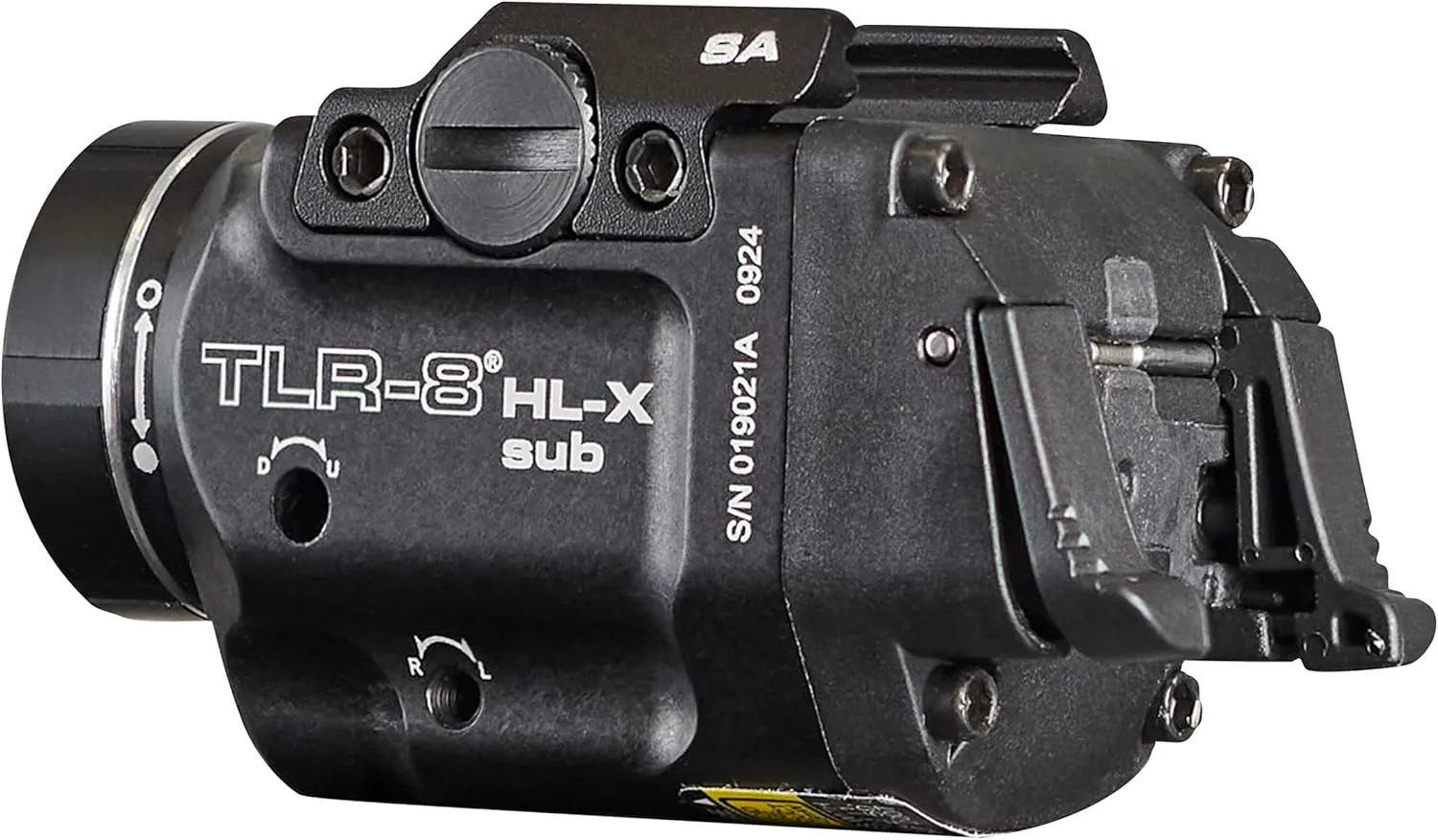 Streamlight 69469 TLR-8 HL-X sub USB 1000-Lumen Weapon Rail-Mounted Rechargeable Tactical Flashlight with Integrated Red