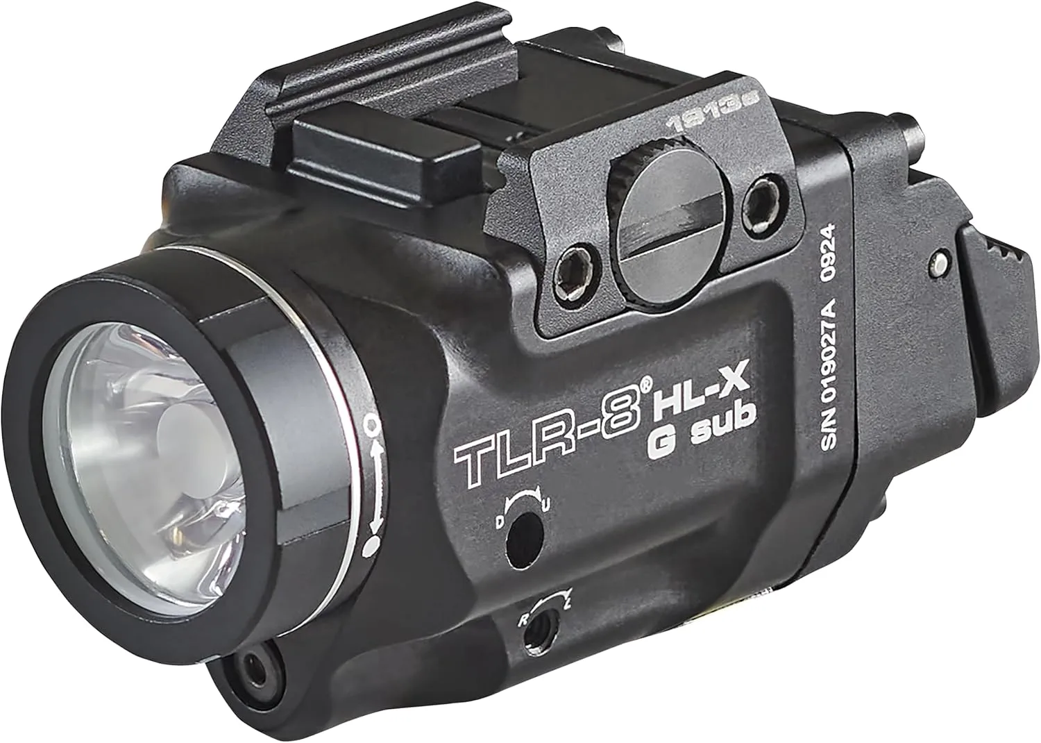 Streamlight 69478 TLR-8 HL-X G sub USB 1000-Lumen Weapon Rail-Mounted Rechargeable Tactical Flashlight with Integrated Green