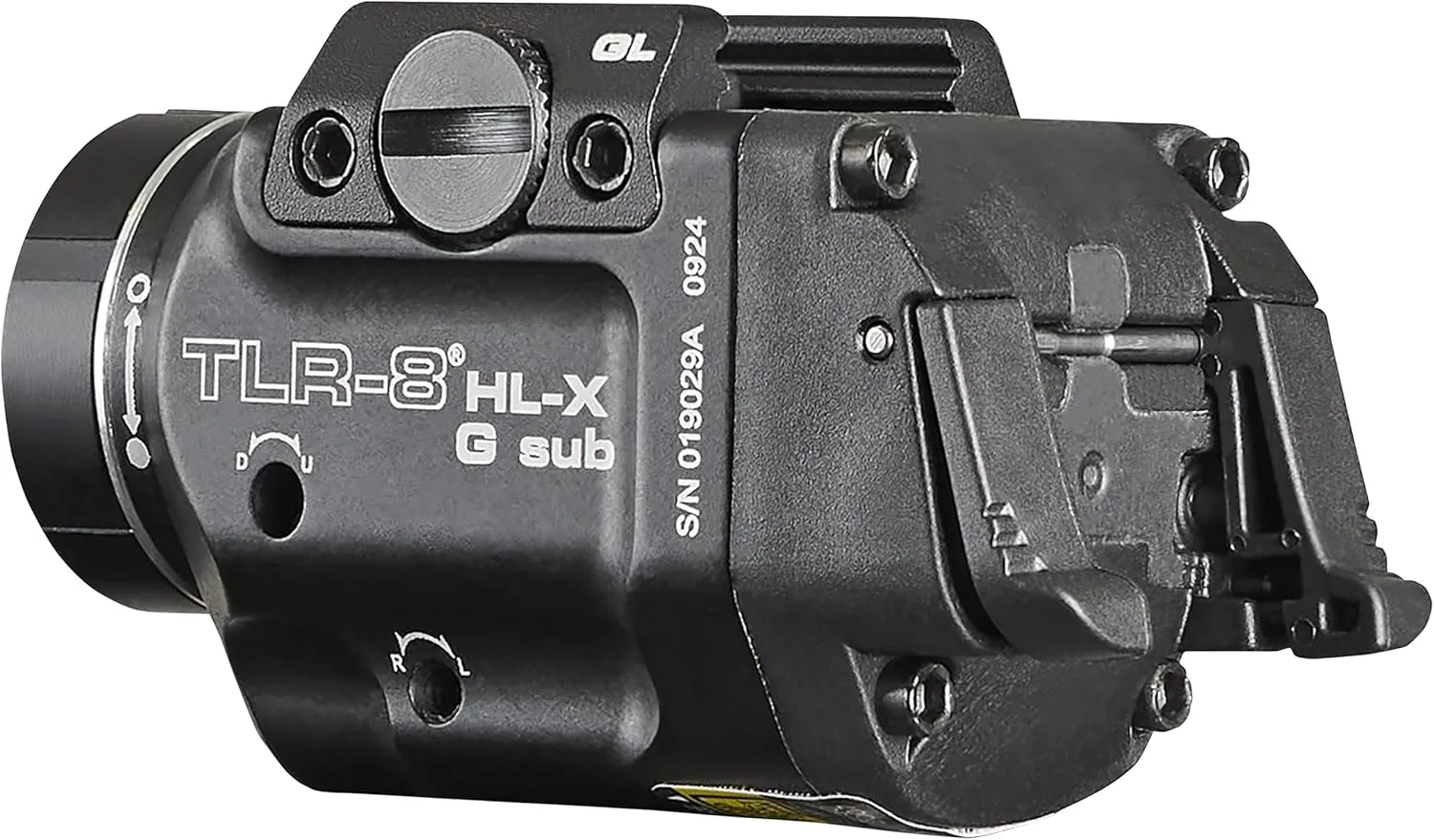 Streamlight 69476 TLR-8 HL-X G sub USB 1000-Lumen Weapon Rail-Mounted Rechargeable Tactical Flashlight with Integrated Green