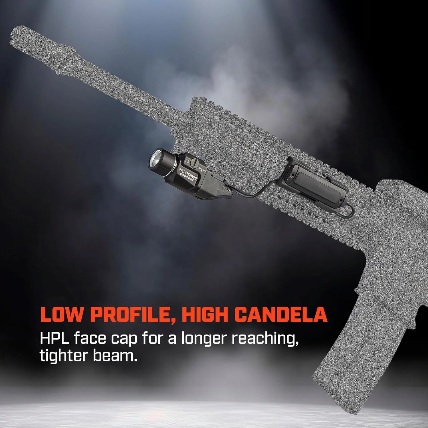 Streamlight 69442 TLR RM 1 500-Lumen Low-Profile Rail Mounted Tactical Lighting System with Dual Remote Switch
