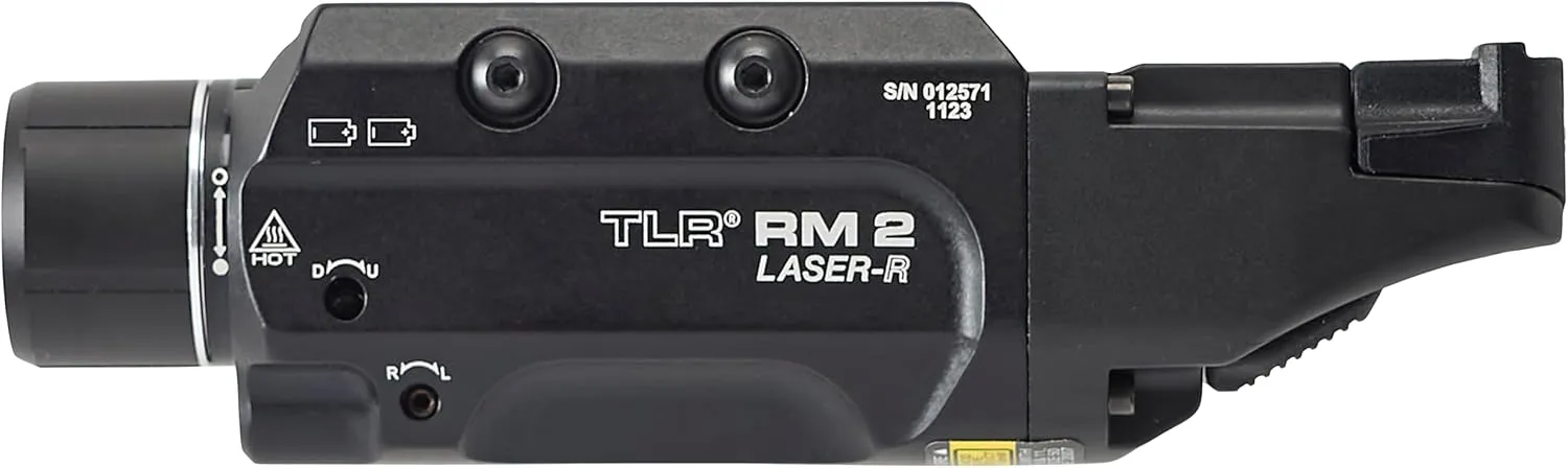 Streamlight 69447 TLR RM 2 1000-Lumen Rail-Mounted Tactical Weapon Light with Integrated Red Aiming Laser