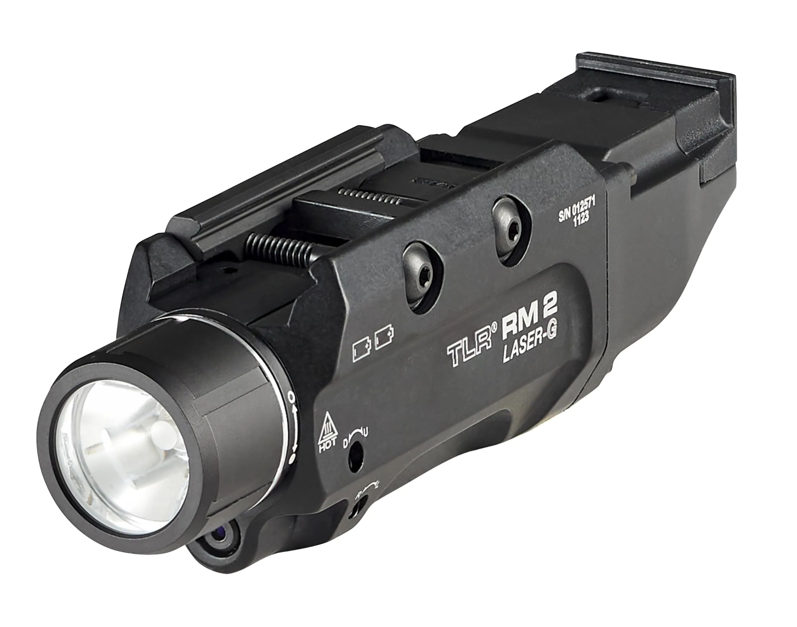 Streamlight 69454 TLR RM 2 G 1000-Lumen Rail-Mounted Tactical Weapon Light with Integrated Green Aiming Laser, and Key Kit