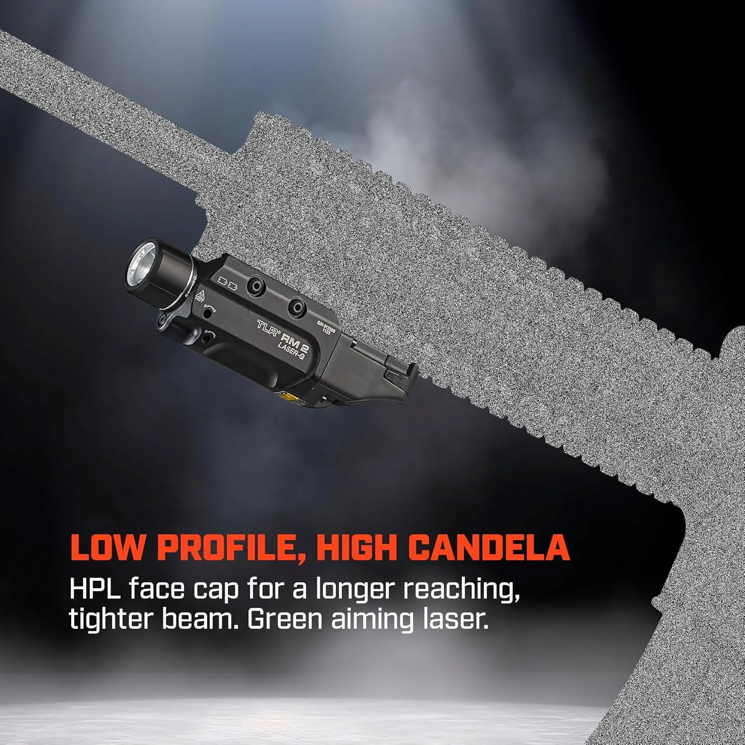 Streamlight 69453 TLR RM 2 G 1000-Lumen Rail-Mounted Tactical Weapon Light with Integrated Green Aiming Laser