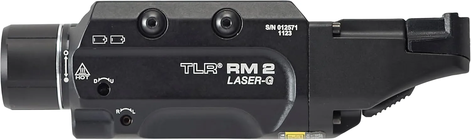 Streamlight 69453 TLR RM 2 G 1000-Lumen Rail-Mounted Tactical Weapon Light with Integrated Green Aiming Laser