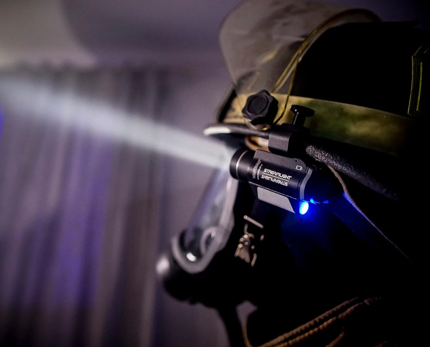Streamlight 69140 Vantage LED Helmet Mounted Flashlight, Black Black Flashlight