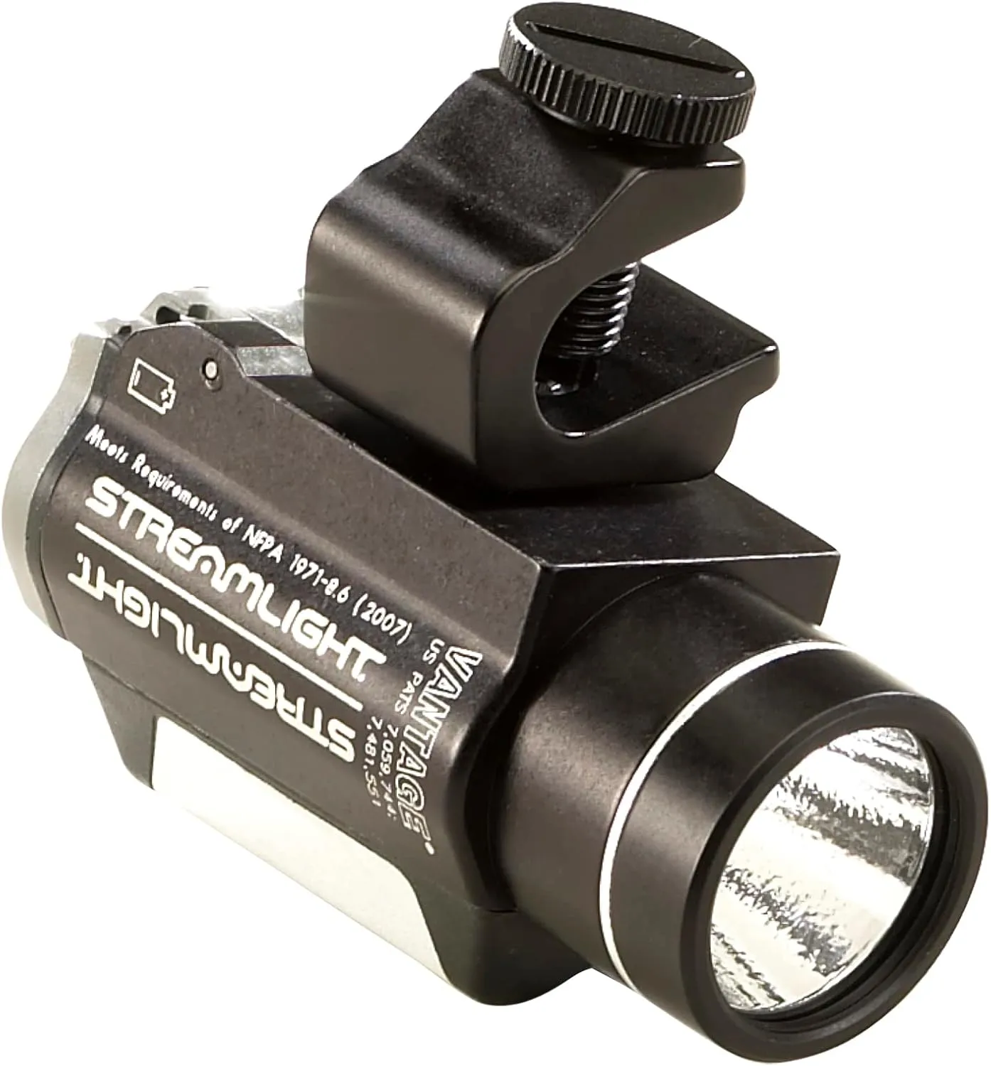 Streamlight 69140 Vantage LED Helmet Mounted Flashlight, Black Black Flashlight